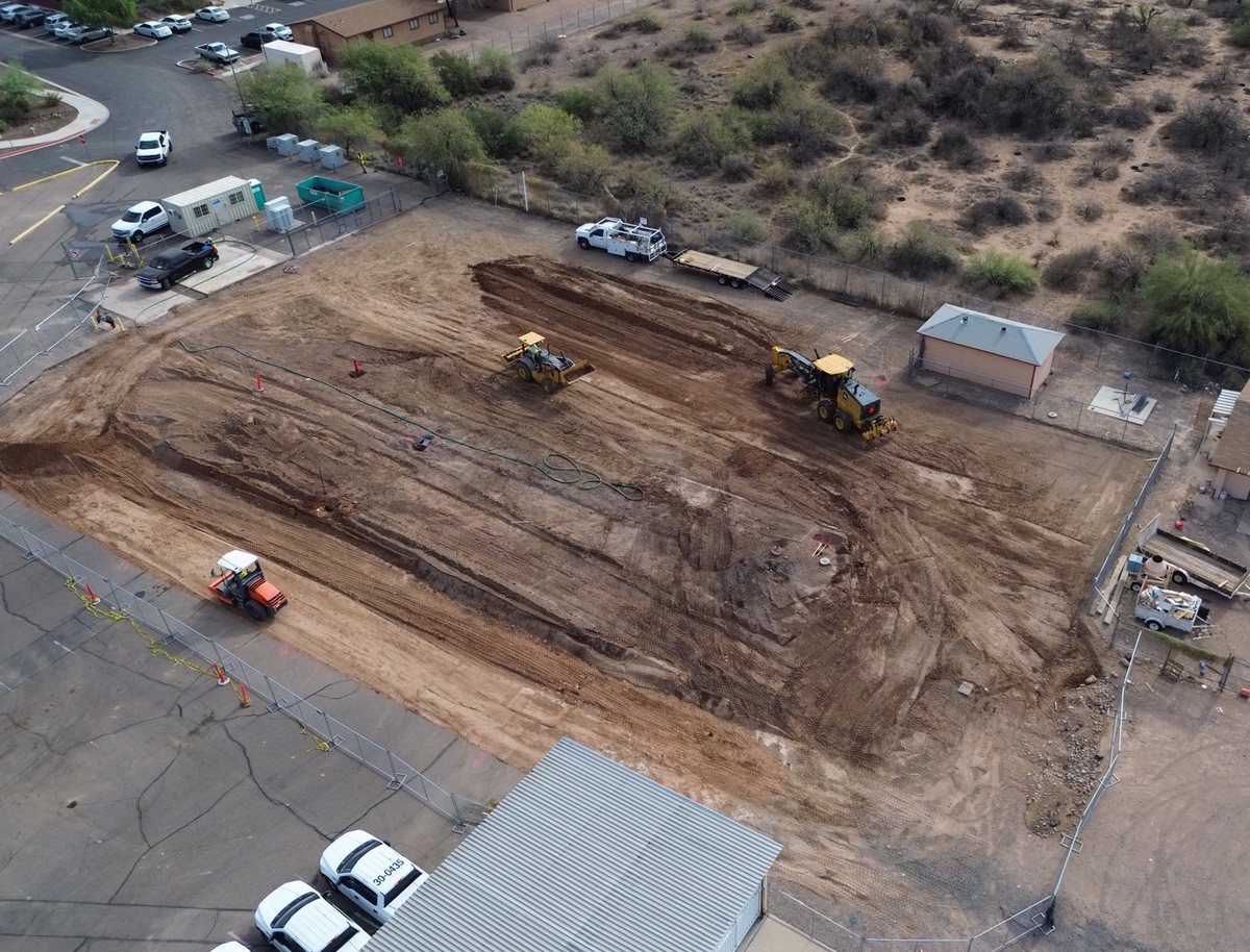 SRP Heavy EQ Yard - Grading